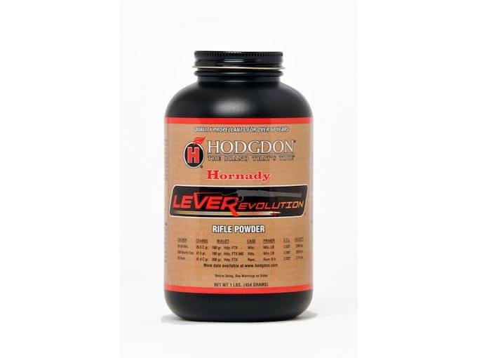 Hodgdon Hornady LEVERevolution Smokeless Gun Powder (LVR): The Ultimate High-Velocity Lever Action Propellant