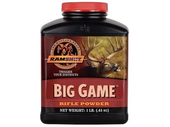 Ramshot Big Game Smokeless Gun Powder: The Ultimate .30-06/.22-250 Hunting Propellant with Spherical Consistency