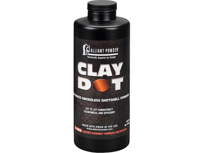 Alliant Clay Dot Smokeless Gun Powder: The Ultimate, Ultra-Clean Performer for 12 Gauge Clays