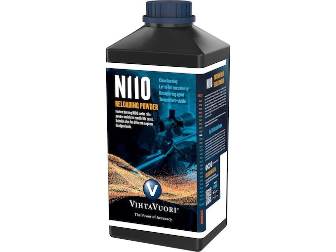 Vihtavuori N110 Smokeless Gun Powder — Clean, Consistent, and Powerful for Magnum & Rifle Loads