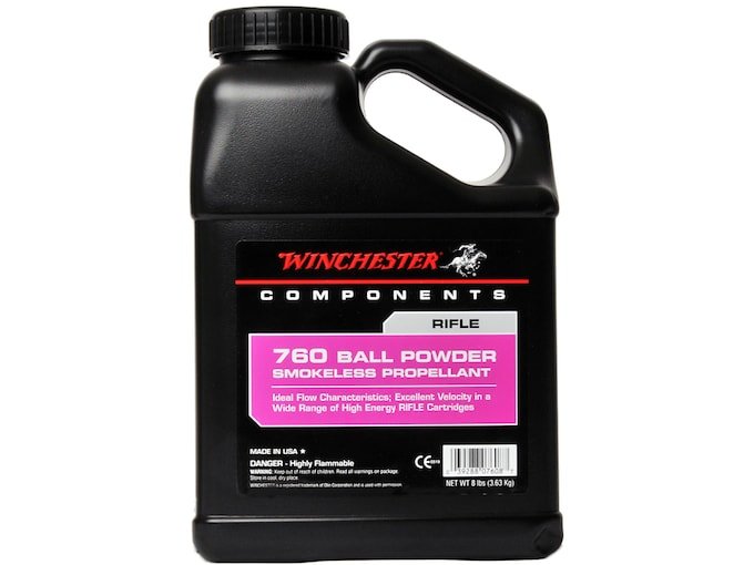 Winchester 760 Smokeless Gun Powder Clean, Meter-Friendly Pistol & Light Rifle Performance