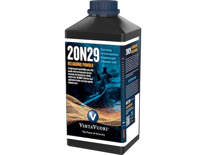 Vihtavuori 20N29 Smokeless Gun Powder — Precision Long-Range Powder