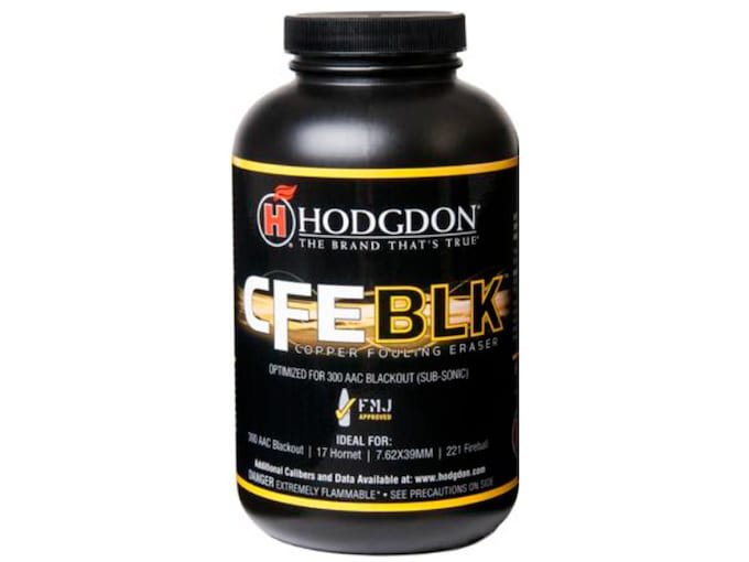 Hodgdon CFE BLK Smokeless Gun Powder: The Ultimate, Clean-Burning Solution for 300 AAC Blackout