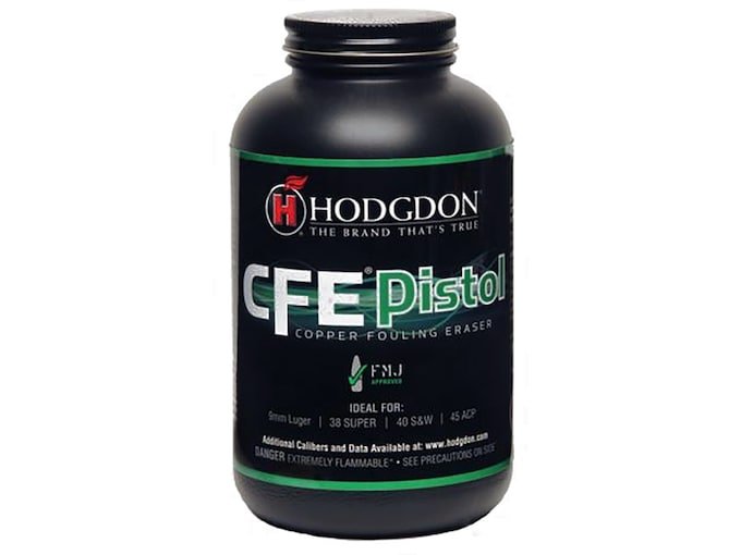 Hodgdon CFE Pistol Smokeless Gun Powder: The Ultimate High-Velocity, Cleanest Handgun Powder with CFE Technology