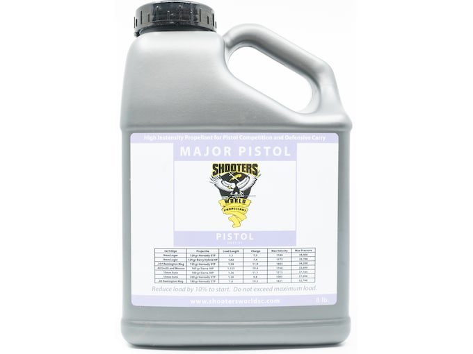 Shooters World Major Pistol D037-01 Smokeless Gun Powder — Elite Performance Pistol Powder